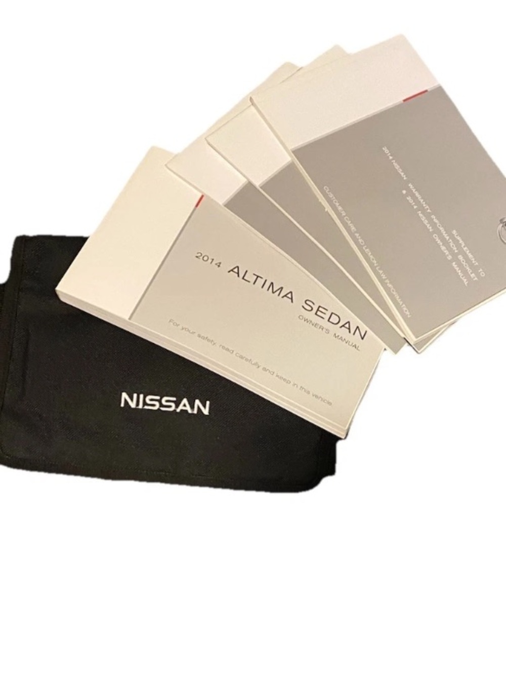 Nissan Altima 2014 Car Owners Manual Warranty Service Reference Guide And Case